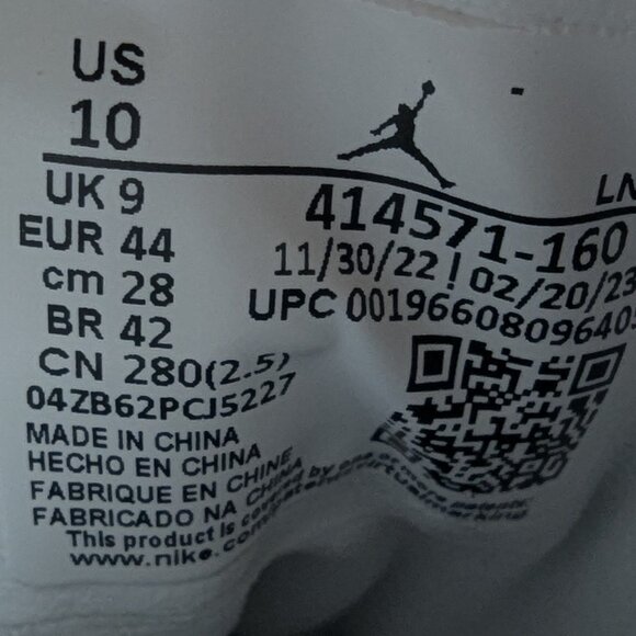 Air Jordan 13 Retro "Wolf Grey" Size US Men's 10 - Picture 10 of 10